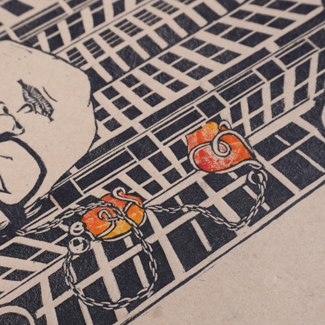 Leap-And-Linger-Product-Dau-doi-dat-chan-dap-troi--Zoom-in-detail-Black-Do-Paper-4