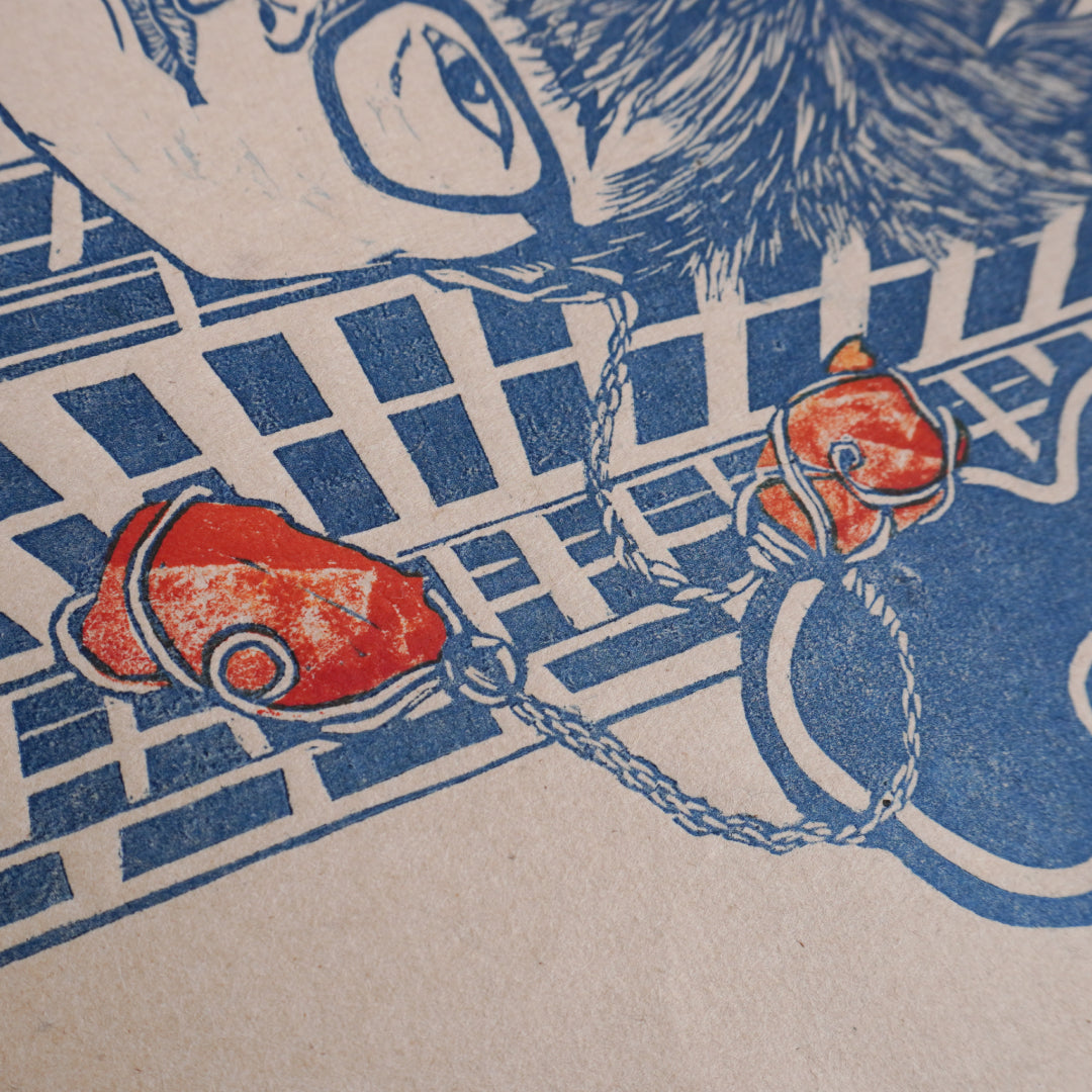 Leap-And-Linger-Product-Dau-doi-dat-chan-dap-troi-Zoom-in-detail-Blue-Do-Paper-2