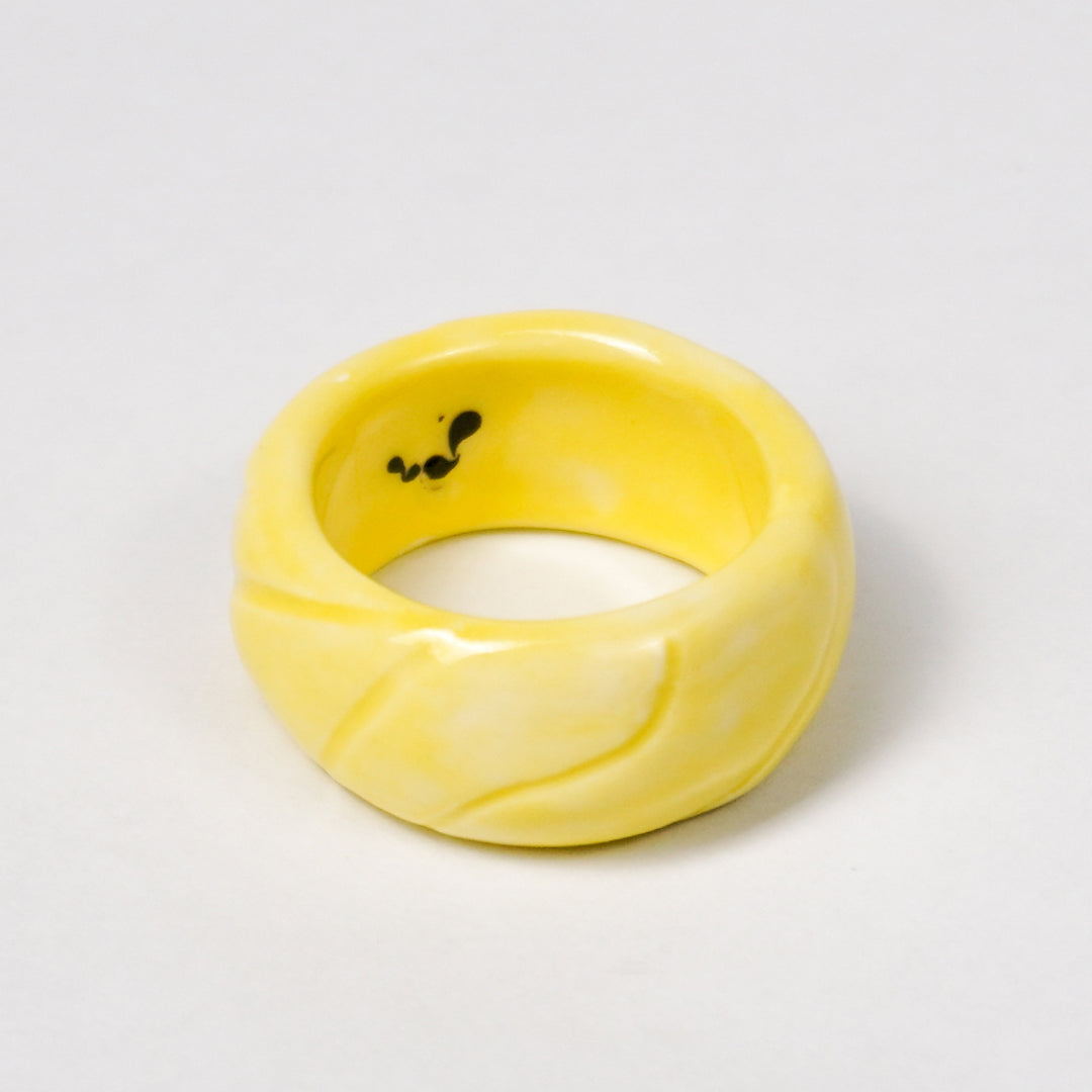 TIRES Vibrant Yellow - Ceramic Ring
