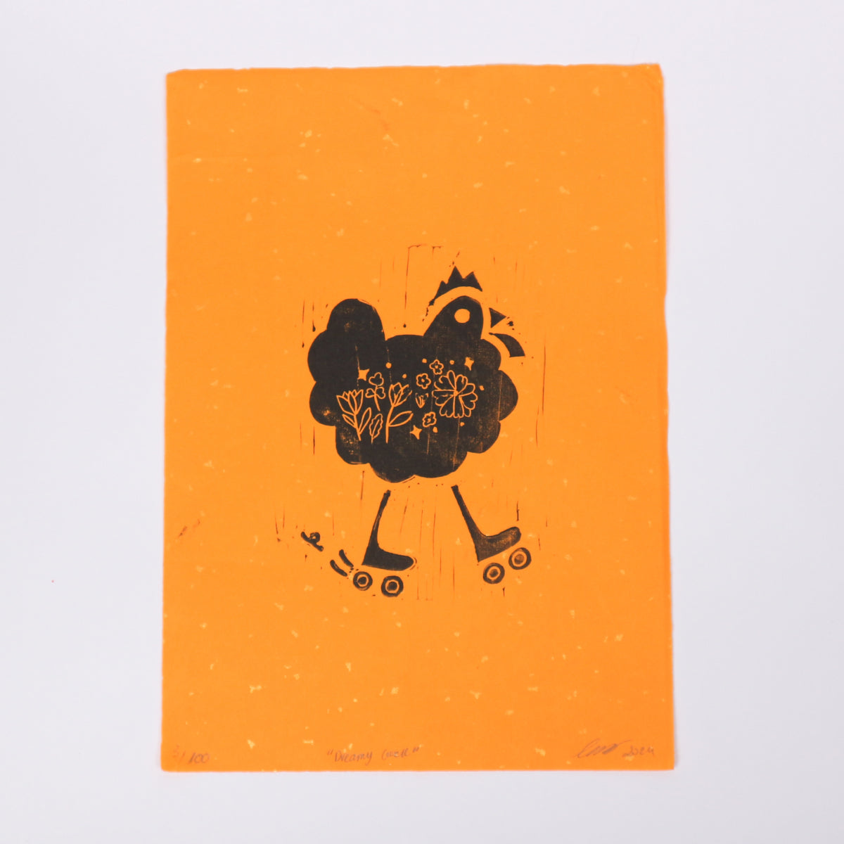 dreamy-cock-linocut-print-art-picture-product-leap-and-linger-nhichancanh-1
