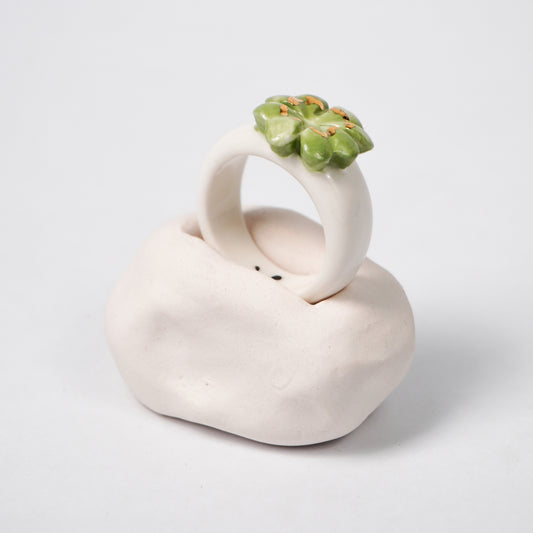 four-leaf-faith-edition-with-24k-gold-ceramic-ring-Leap-And-Linger-Product-Rings-by-Nomi-Bui-Collection-Optional