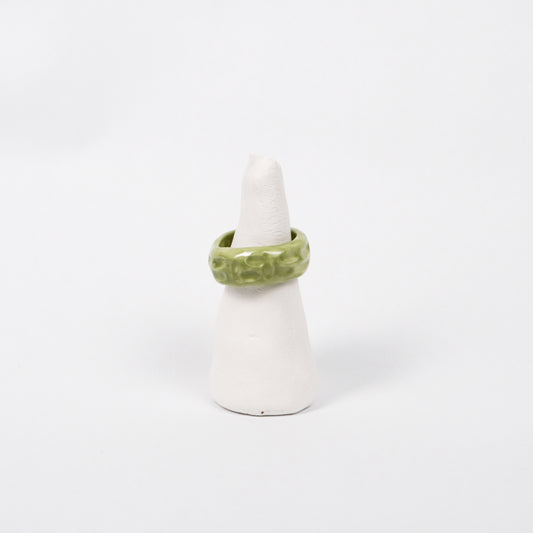 life-journey-under-the-green-trees-ceramic-ring-Leap-And-Linger-Product-Rings-by-Nomi-Bui-With-Stand-1st-Angle
