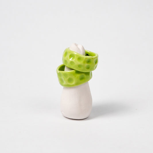 milky-way-green-pea-galaxie-ceramic-ring-Leap-And-Linger-Product-Rings-by-Nomi-Bui-With-Stand-2nd-Angle