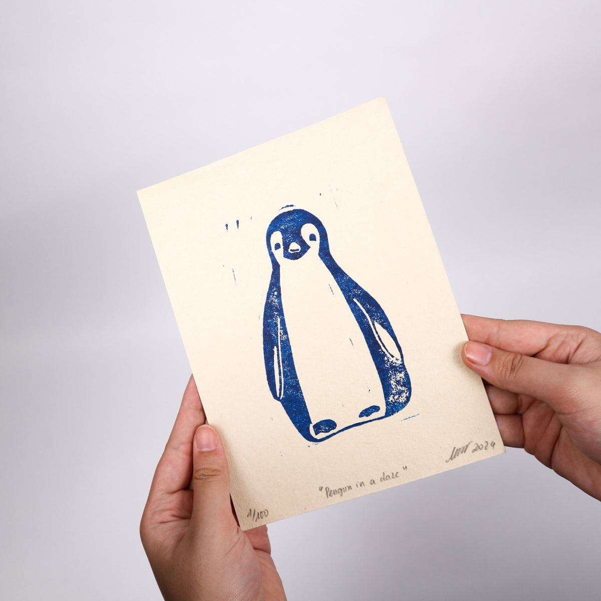 penguin-in-a-daze-linocut-print-art-picture-product-leap-and-linger-nhichancanh-3