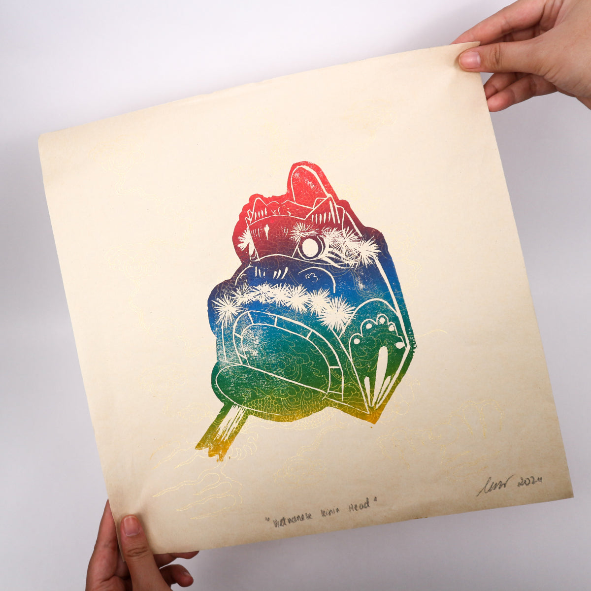vietnamese-kirin-head-linocut-print-art-picture-product-leap-and-linger-nhichancanh-2