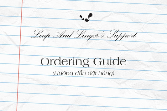 Leap And Linger's Support: Ordering Guide
