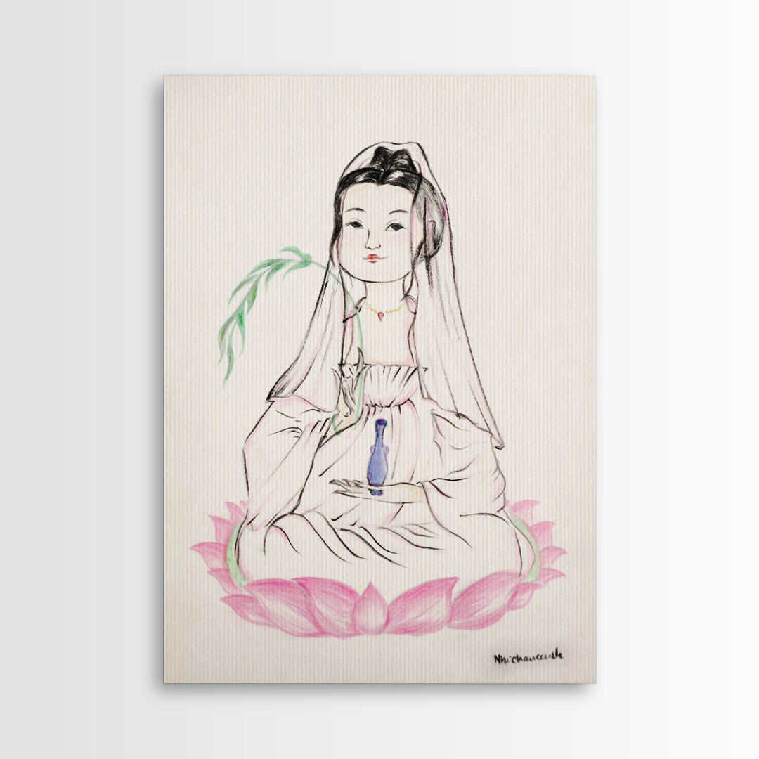 Young Guanyin Bodhisattva - Postcard