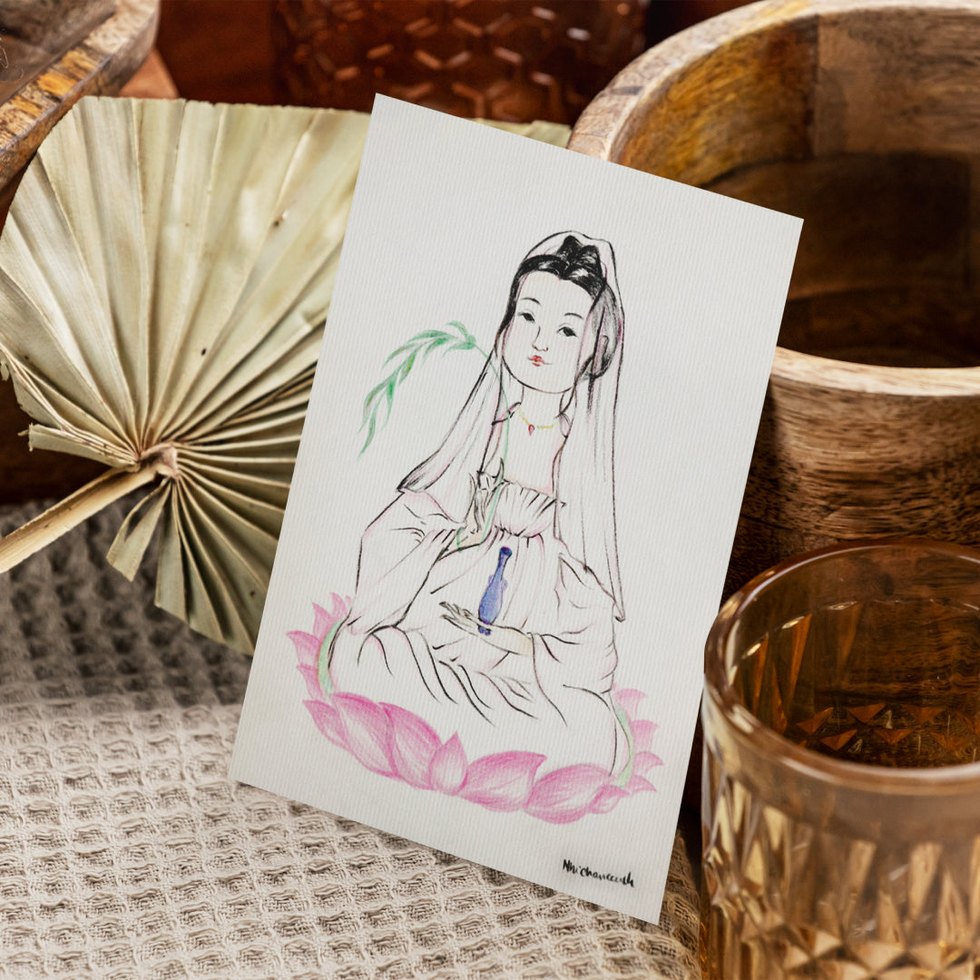 Young Guanyin Bodhisattva - Postcard