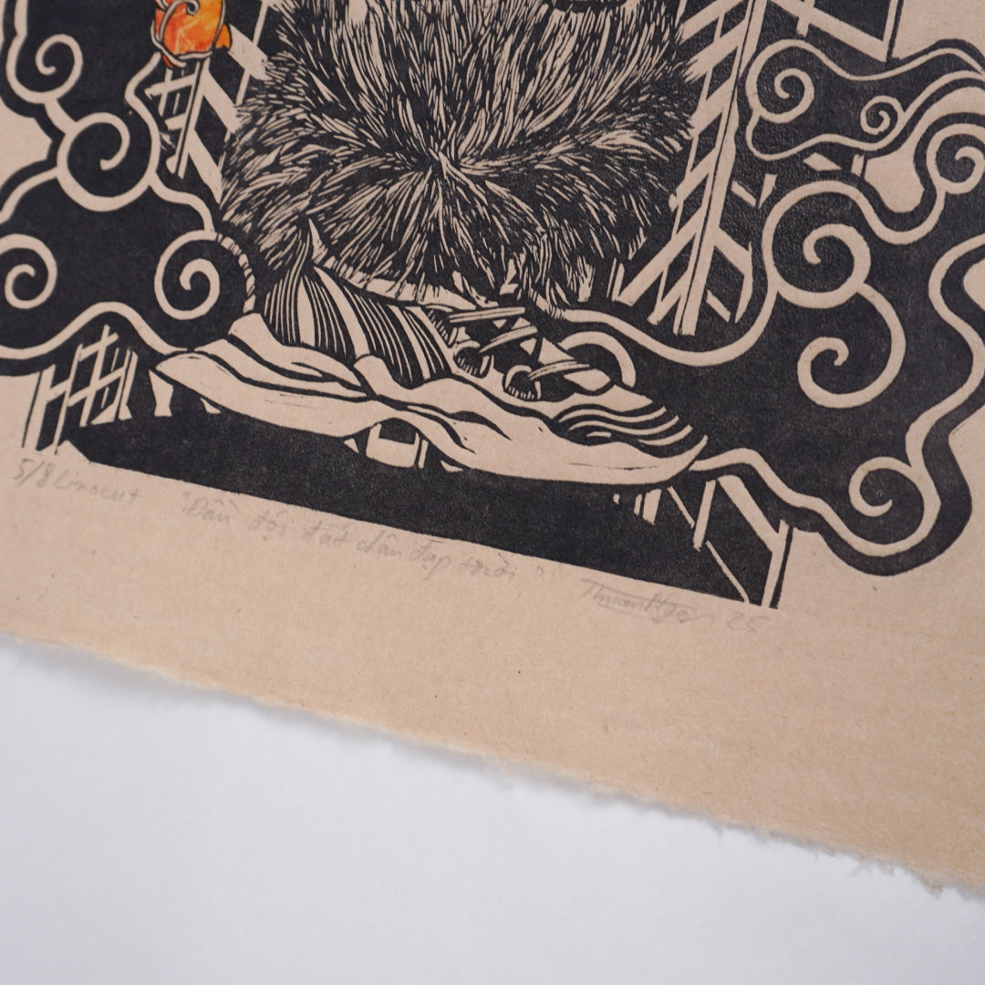Leap-And-Linger-Product-Dau-doi-dat-chan-dap-troi--Zoom-in-detail-Black-Do-Paper-5