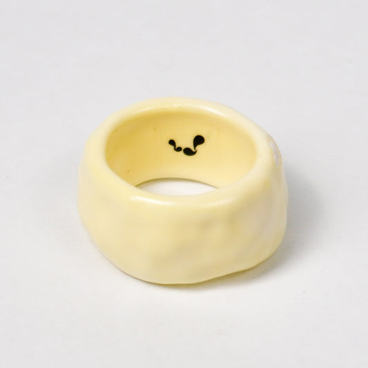 PEACE Tender Yellow - Ceramic Ring