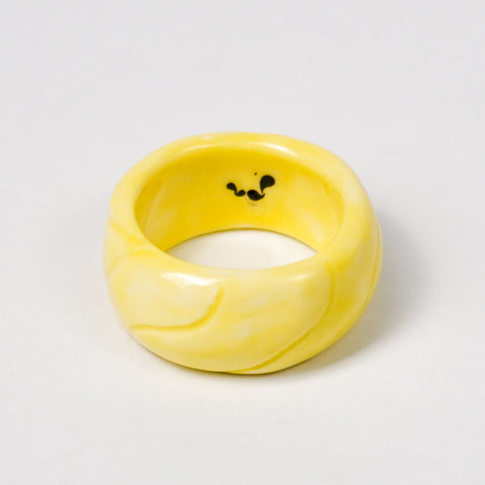 TIRES Vibrant Yellow - Ceramic Ring