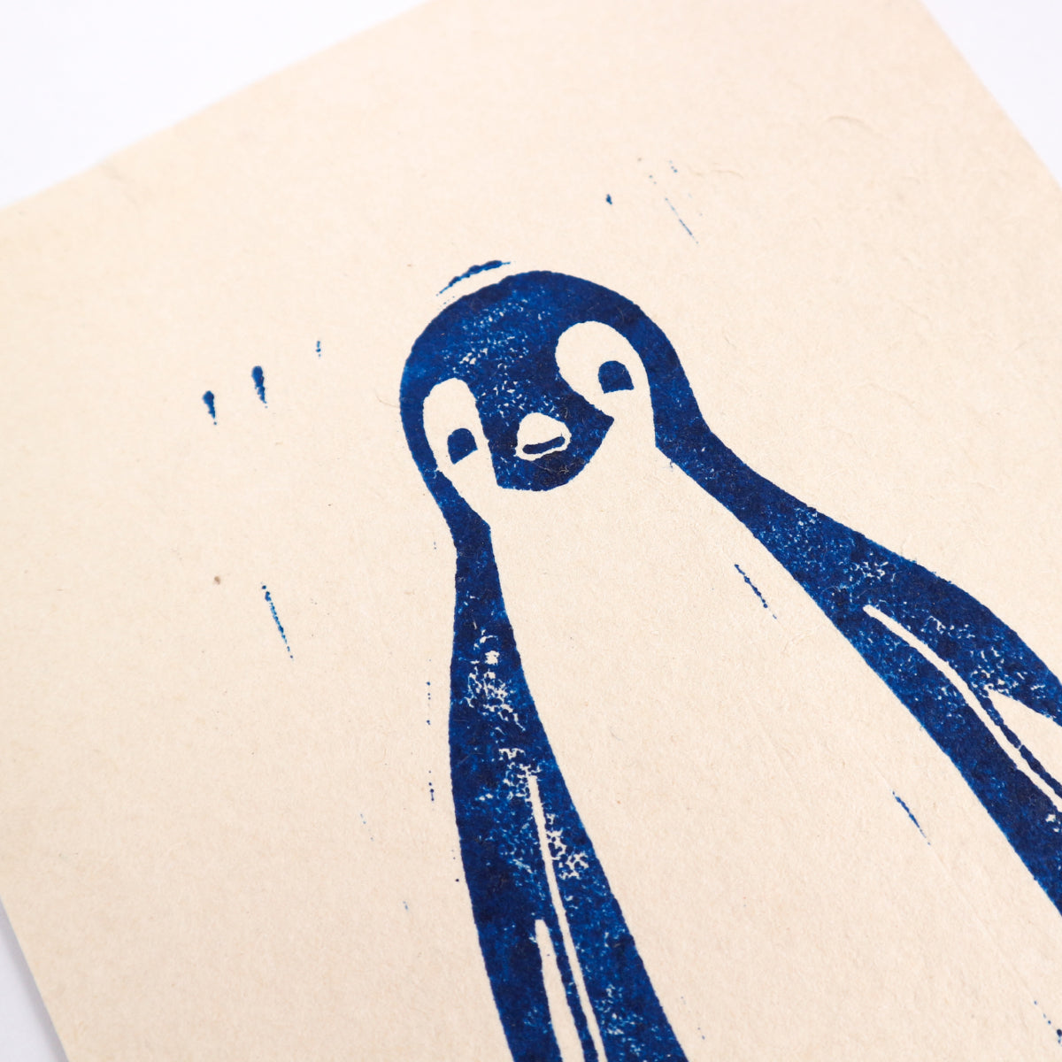 Penguin in a daze- Linocut Print