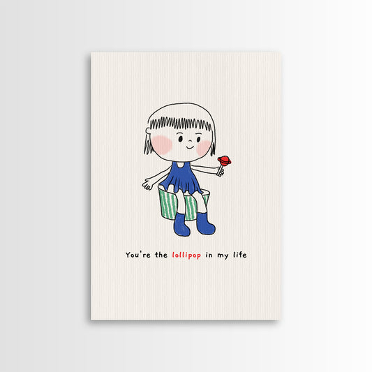 Lollipop In My Life - Postcard