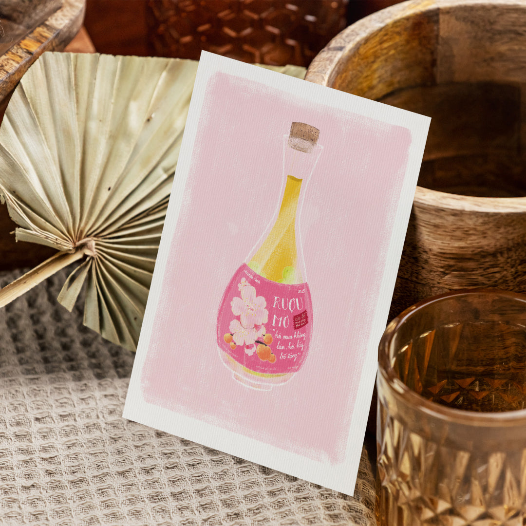 Apricot liqueur - Postcard