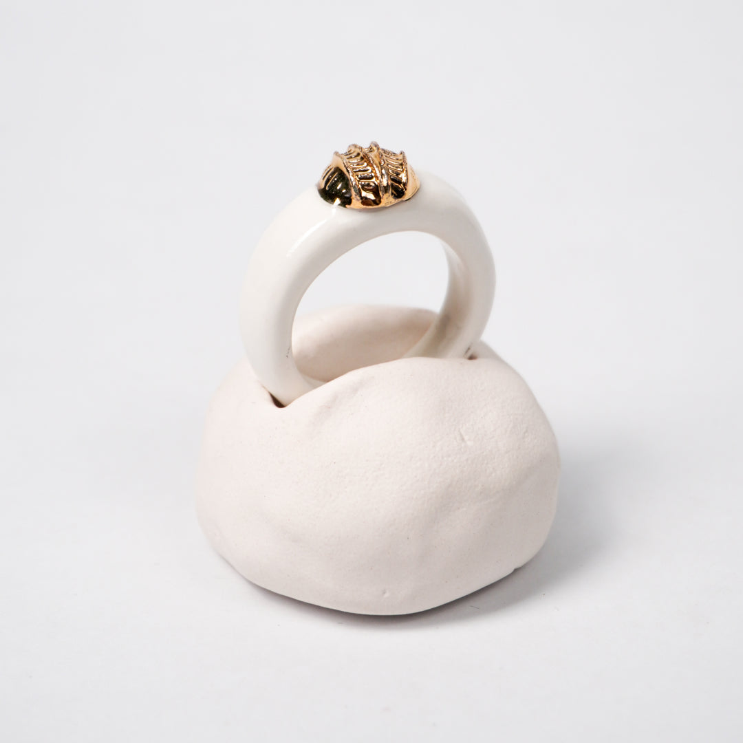 chai-sugar-cookies-just-cookie-edition-with-24k-gold-ceramic-ring-Leap-And-Linger-Product-Rings-by-Nomi-Bui-With-Hand-1st-Angle