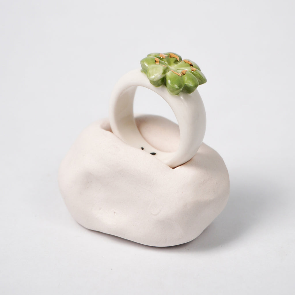 four-leaf-faith-edition-with-24k-gold-porcelain-ring-Leap-And-Linger-Product-Rings-by-Nomi-Bui-Collection-Optional