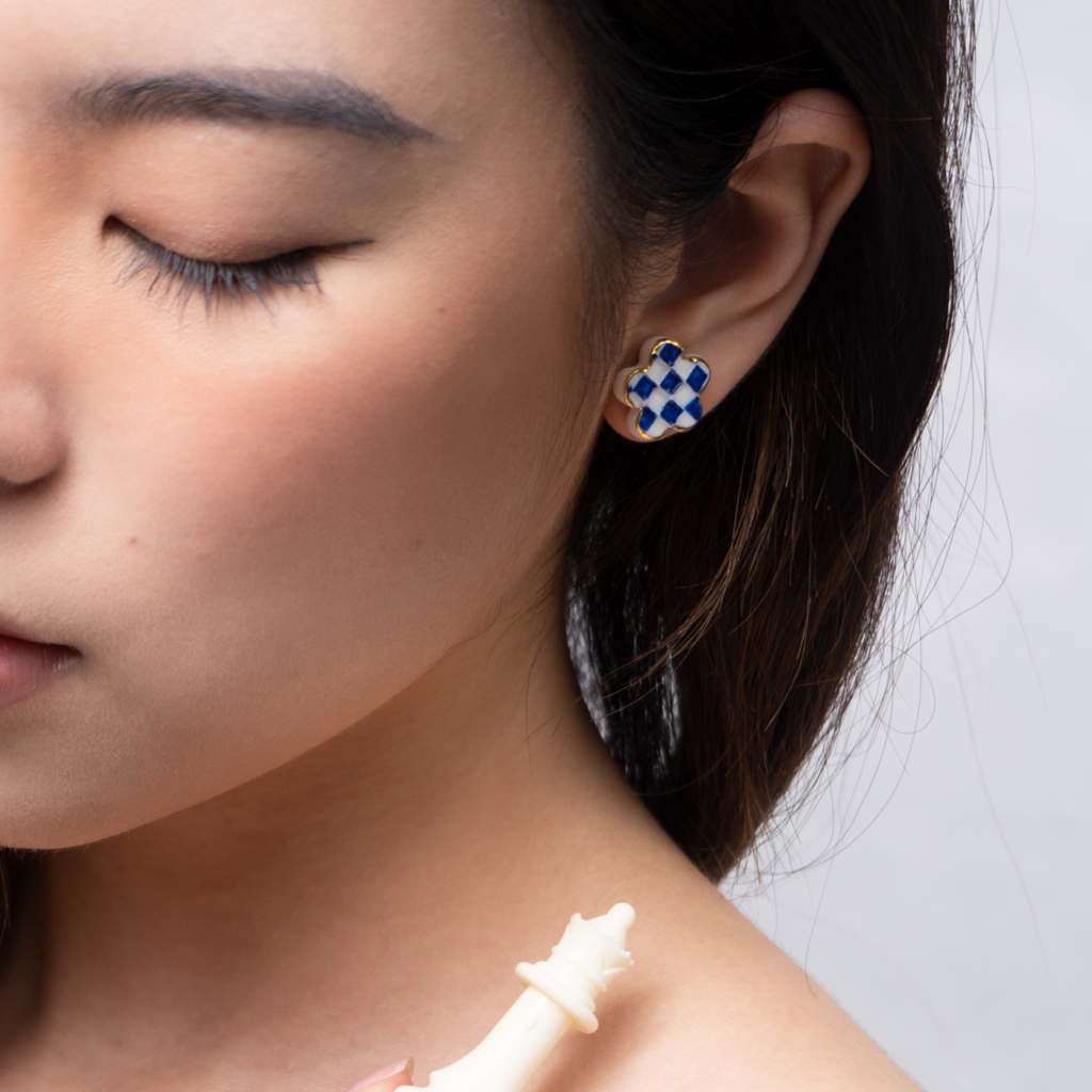 Légal (Hand painted 24K Gold Edition) - Pocerlain Earrings