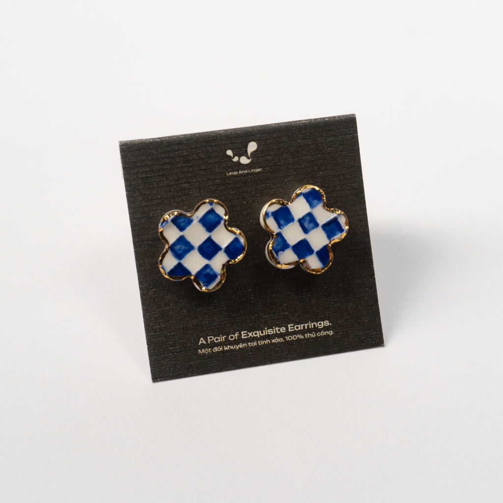 Légal (Hand painted 24K Gold Edition) - Pocerlain Earrings
