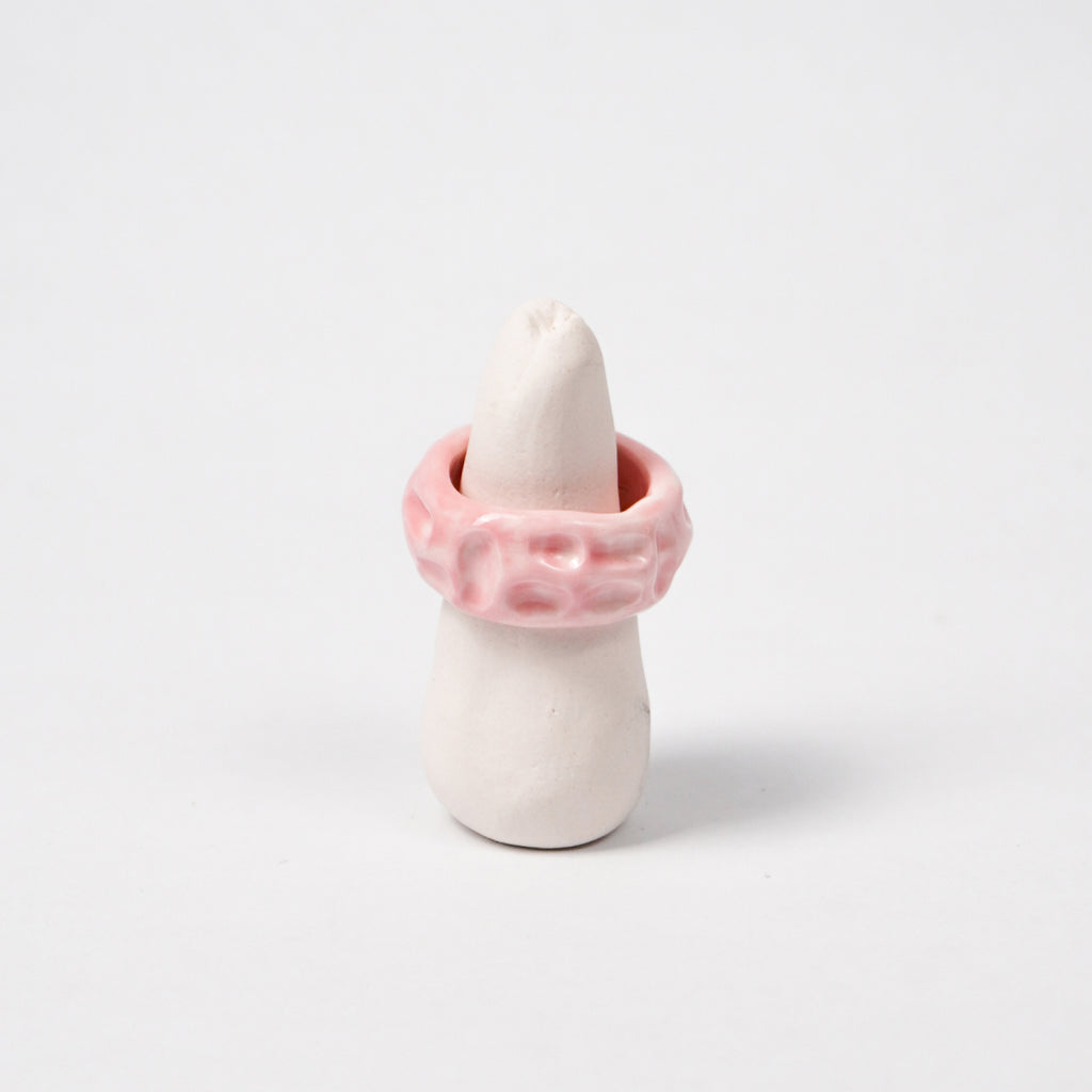 life-journey-dreamy-pink-porcelain-ring-Leap-And-Linger-Product-Rings-by-Nomi-Bui-With-Stand-1st-Angle