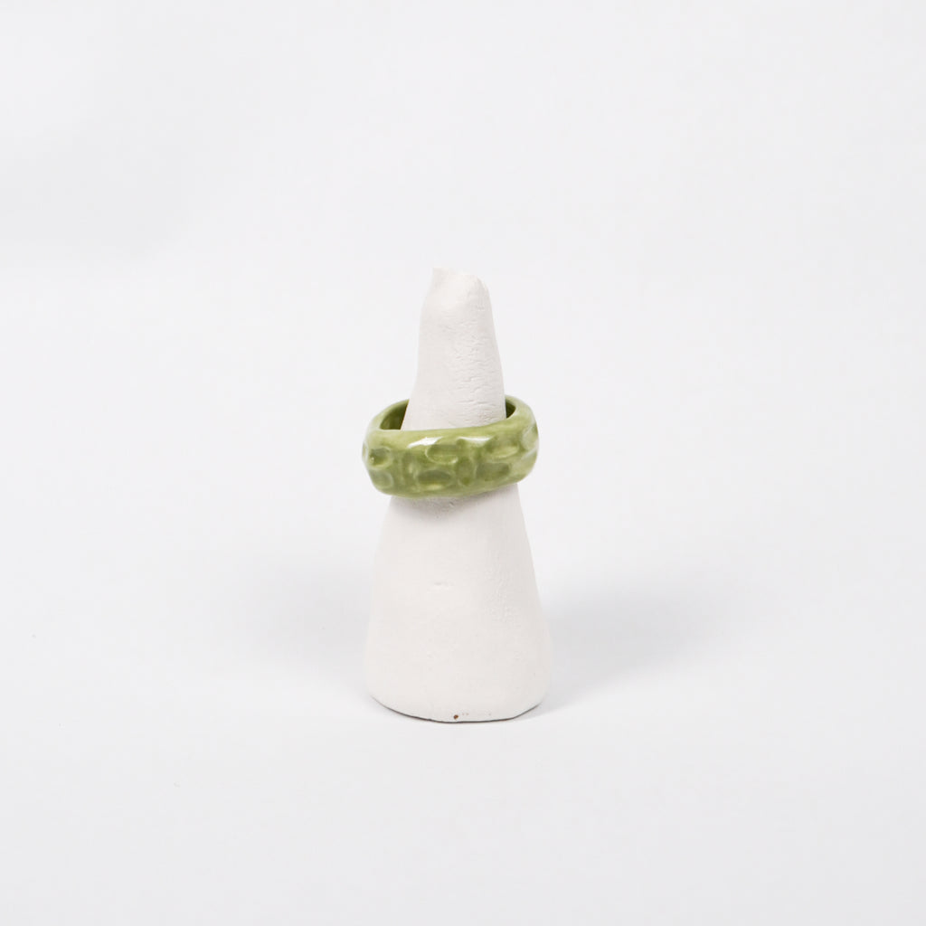 life-journey-under-the-green-trees-ceramic-ring-Leap-And-Linger-Product-Rings-by-Nomi-Bui-With-Stand-1st-Angle