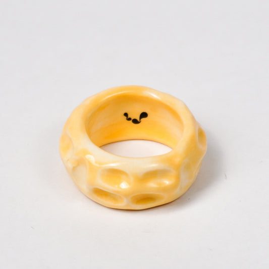 life-journey-yellow-mail-truck-ceramic-ring-Leap-And-Linger-Product-Rings-by-Nomi-Bui-1st-Angle