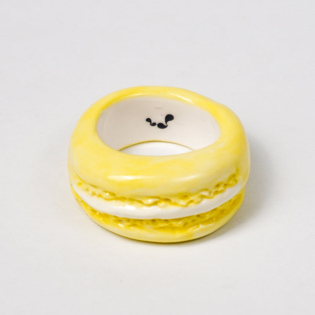 macaroon-lemon-flavor-ceramic-ring-Leap-And-Linger-Product-Rings-by-Nomi-Bui-1st-Angle