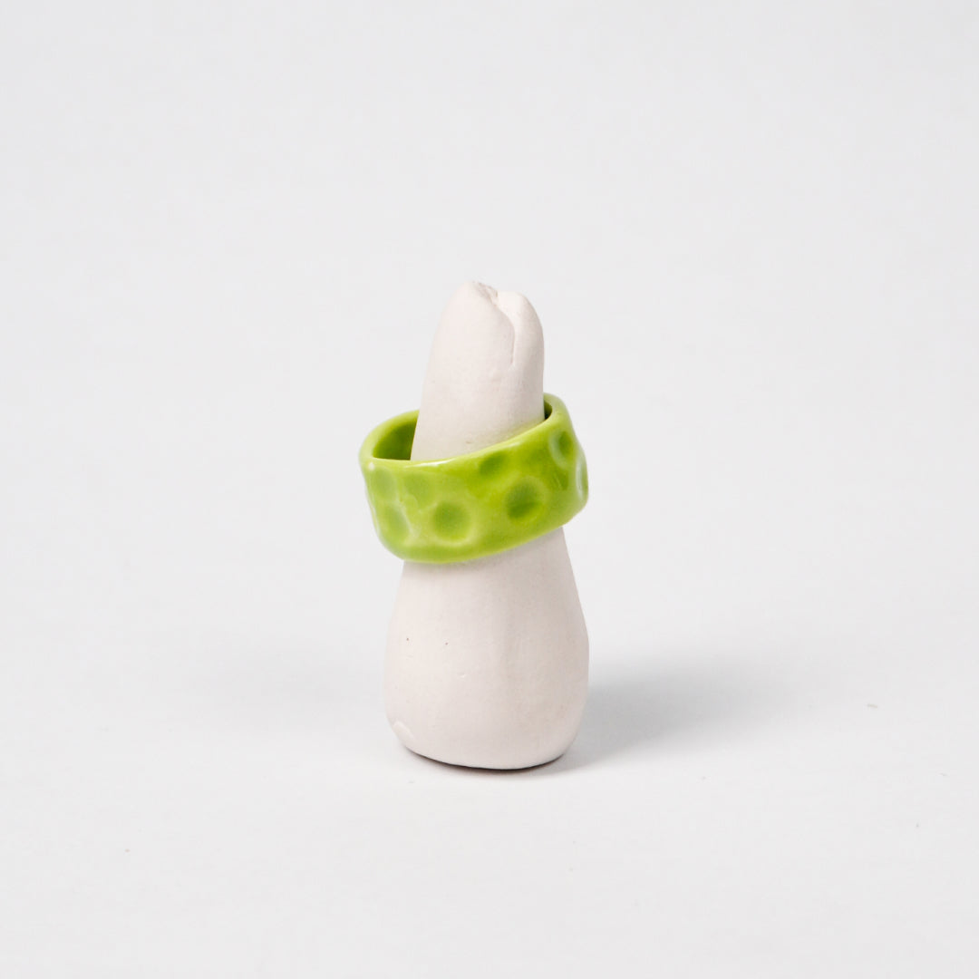 milky-way-green-pea-galaxie-ceramic-ring-Leap-And-Linger-Product-Rings-by-Nomi-Bui-With-Stand-1st-Angle