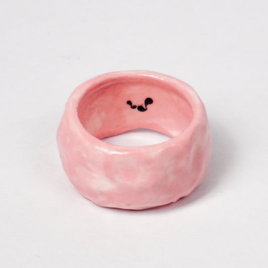 peace-pink-cherub-ceramic-ring-Leap-And-Linger-Product-Rings-by-Nomi-Bui-1st-Angle