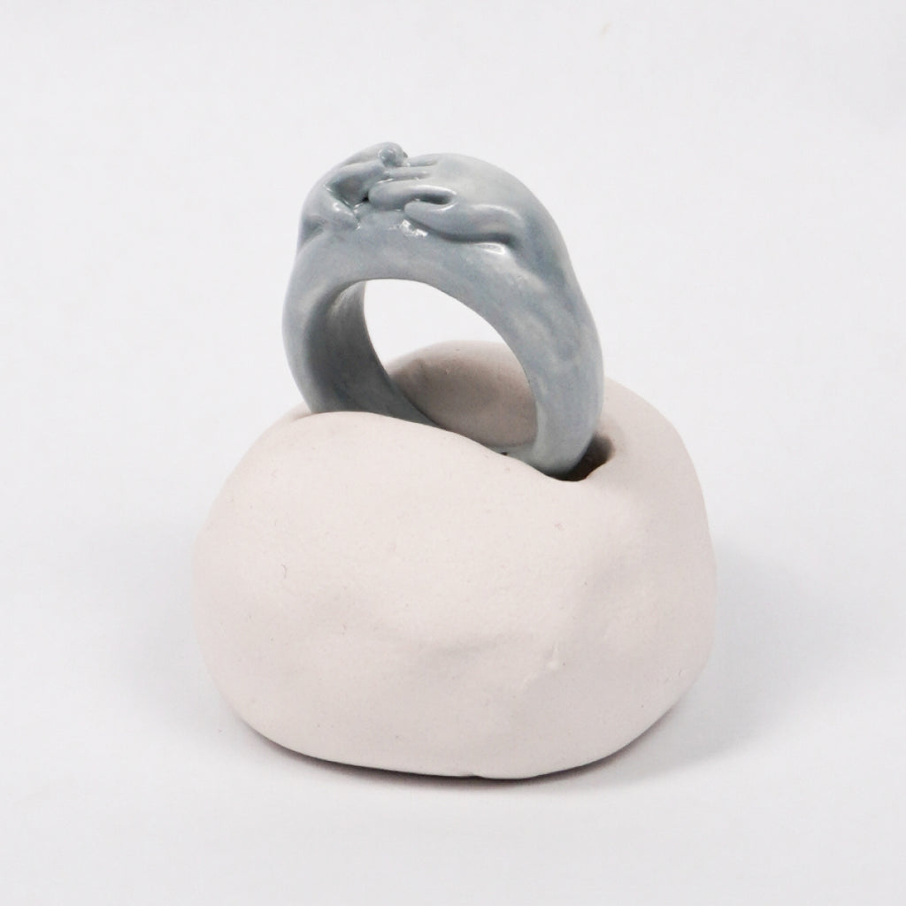 soothing-soul-amour-simple-porcelain-ring-Leap-And-Linger-Product-Rings-by-Nomi-Bui-With-Hand-1st-Angle