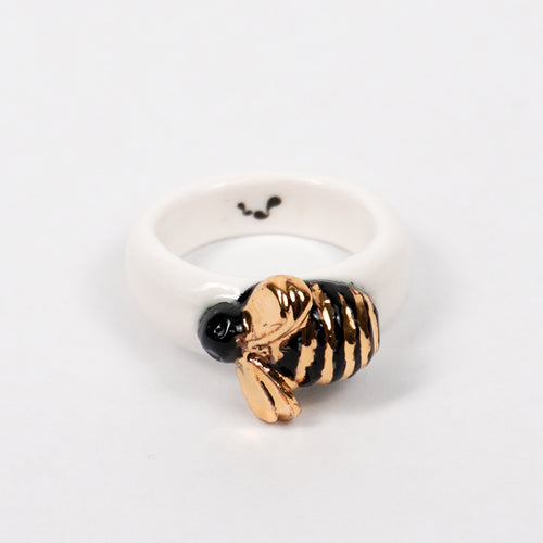 the-endless-flower-garden-bee-edition-with-24k-gold-porcelain-ring-Leap-And-Linger-Product-Rings-by-Nomi-Bui-1st-Angle