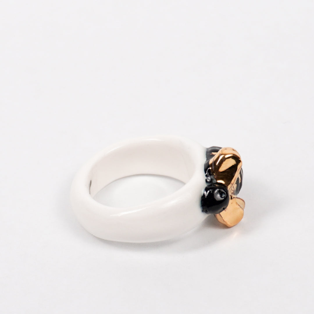 the-endless-flower-garden-bee-edition-with-24k-gold-porcelain-ring-Leap-And-Linger-Product-Rings-by-Nomi-Bui-3rd-Angle