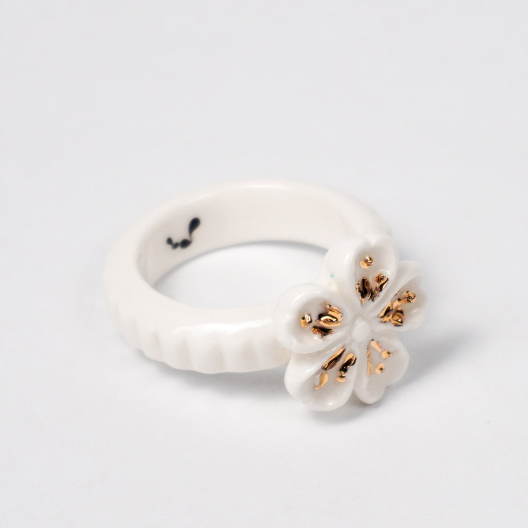 the-endless-flower-garden-fleur-de-pecher-blanche-edition-with-24k-gold-ceramic-ring-Leap-And-Linger-Product-Rings-by-Nomi-Bui-4th-Angle