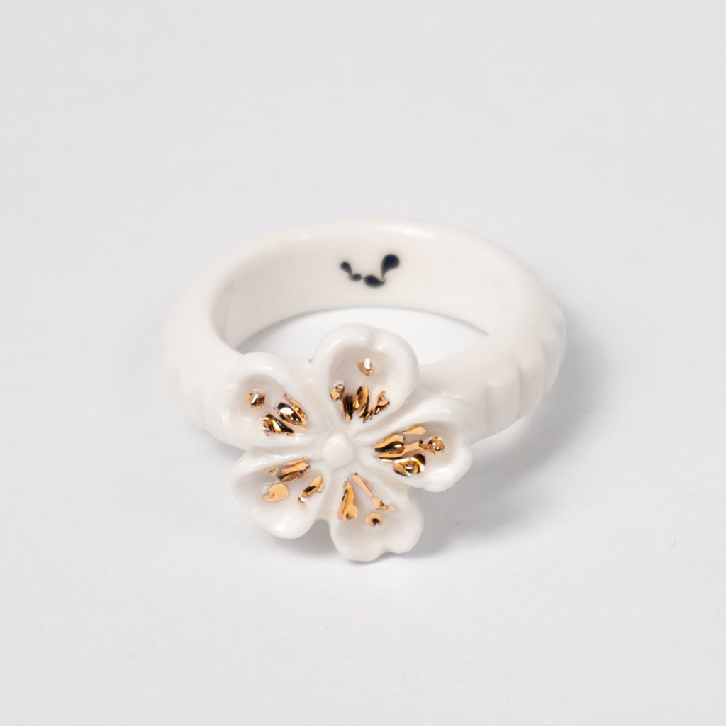 the-endless-flower-garden-fleur-de-pecher-blanche-edition-with-24k-gold-porcelain-ring-Leap-And-Linger-Product-Rings-by-Nomi-Bui-1st-Angle