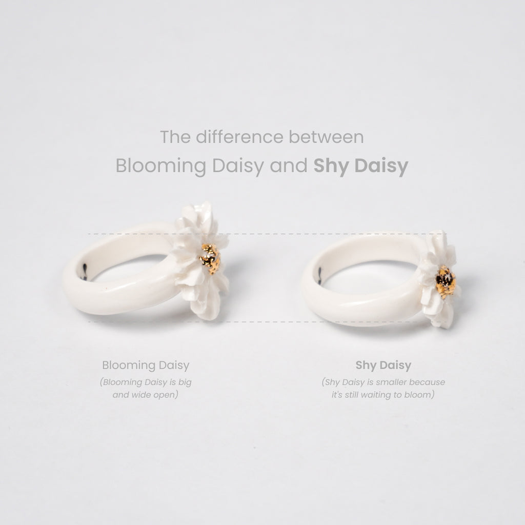 the-endless-flower-garden-shy-daisy-edition-with-24k-gold-ceramic-ring-Leap-And-Linger-Product-Rings-by-Nomi-Bui-With-Hand-2nd-Angle