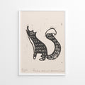 the-fox-does-announce-linocut-print-art-picture-product-leap-and-linger-nhichancanh-5