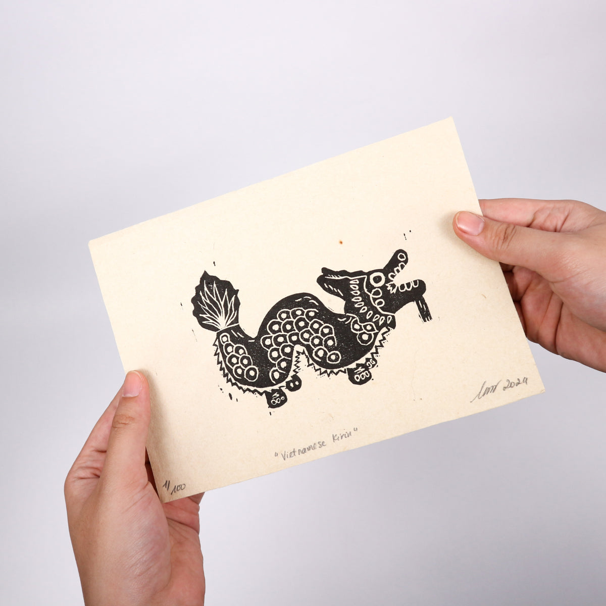 vietnamese-kirin-linocut-print-art-picture-product-leap-and-linger-nhichancanh-3